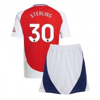 Arsenal Raheem Sterling #30 Heimtrikotsatz Kinder 2024-25 Kurzarm (+ Kurze Hosen)